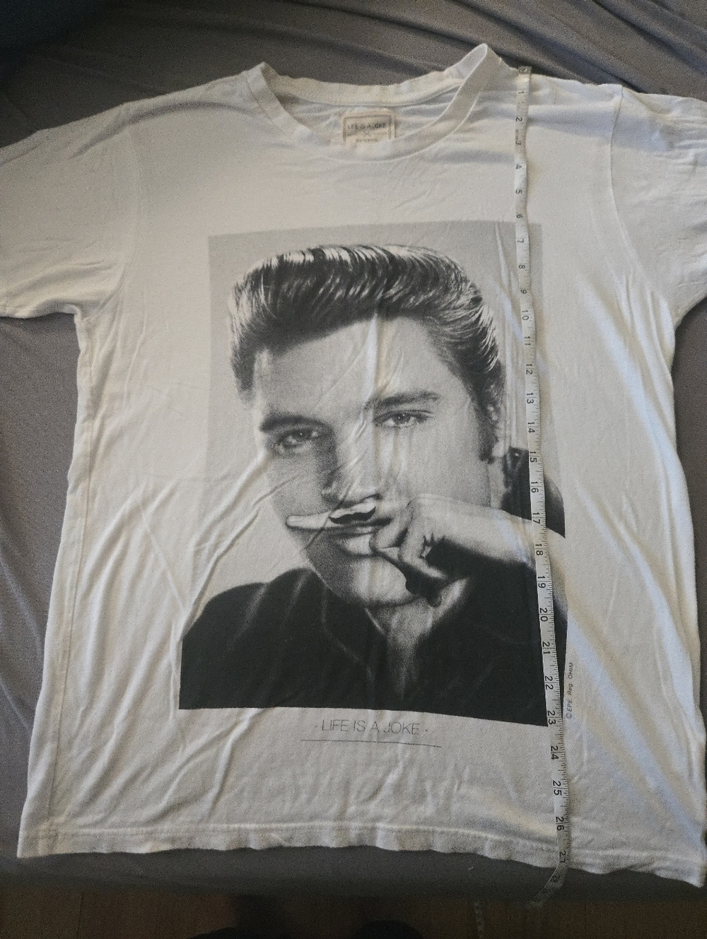 RARE! Eleven Paris "Life Is A Joke" Elvis Mustache Tshirt | Unisex | XL